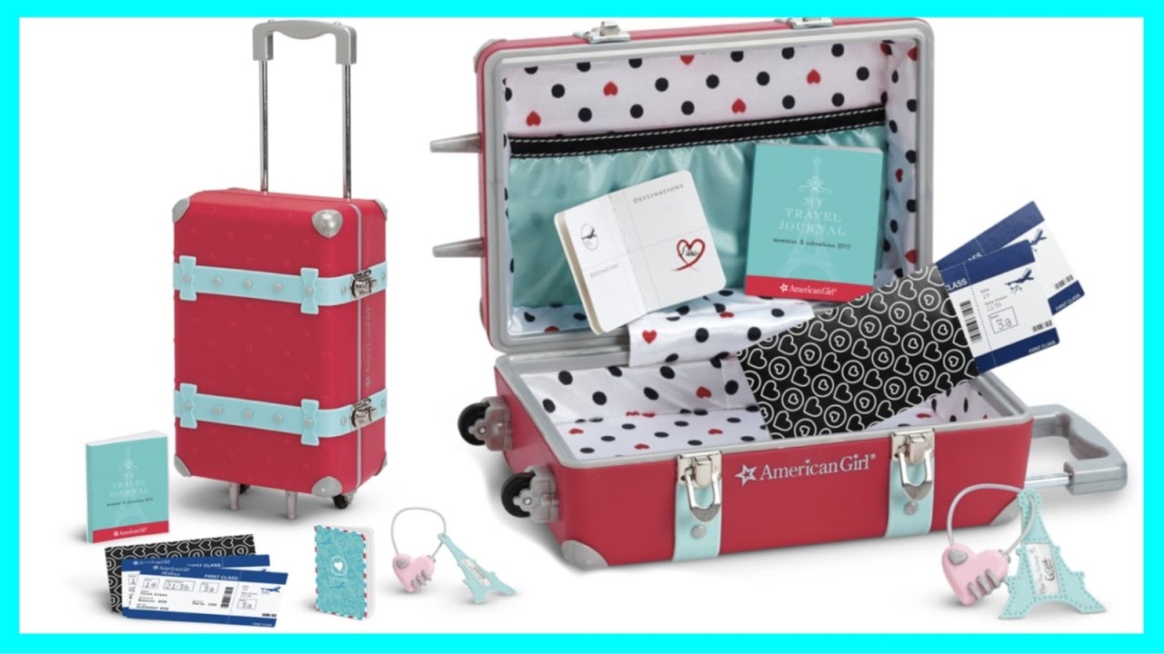 american girl suitcase