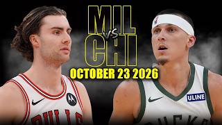 Milwaukee Bucks vs Chicago Bulls Full Game Highlights - October 23, 2026 | NBA Season