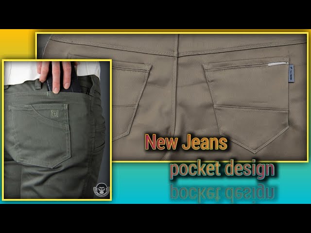 FREE DOWNLOADABLE! 33 BACK POCKET DESIGNS | Jean pocket designs, Jeans  pattern sewing, Jean pockets