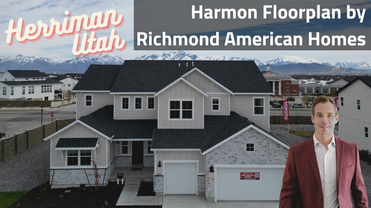 Richmond American Homes Harmon Plan 6,300 SF Teton Ranch