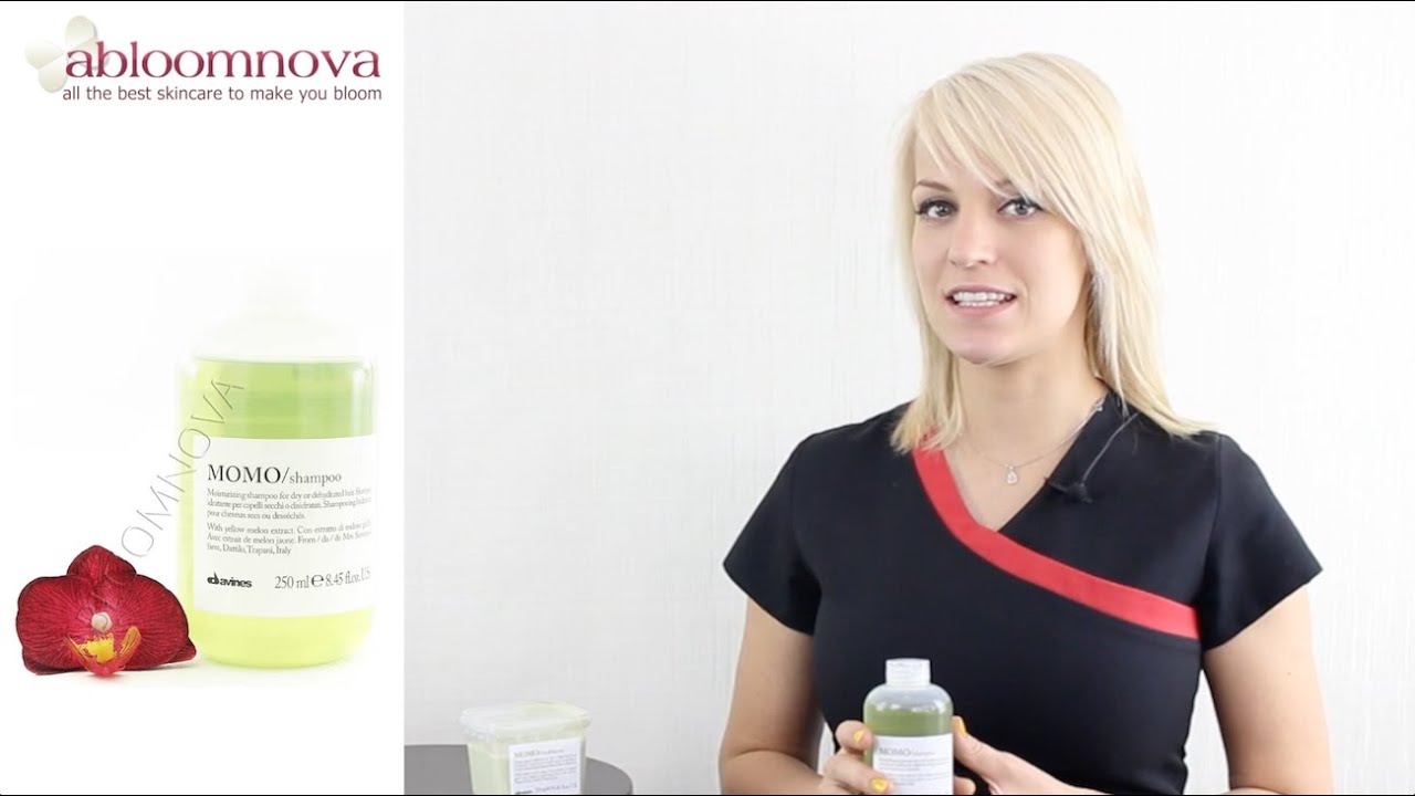 Davines MOMO Shampoo and MOMO Conditioner for Dry Hair and Dehydrated