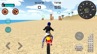 Jogo de Moto Corrida de Motocross Na Praia screenshot 4