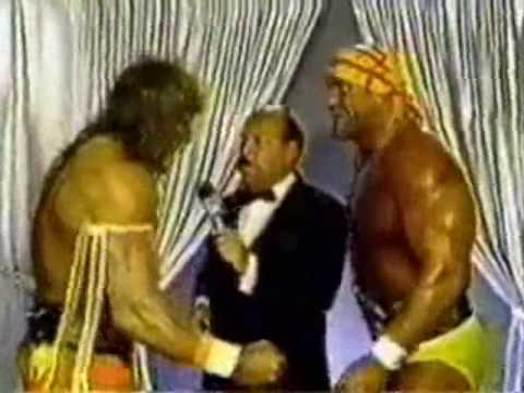 SNME Hulk Hogan and The Ultimate Warrior vs Mr Perfect and The Genius *Part  1* - YouTube