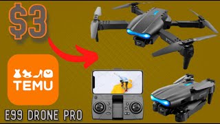 Testing a $3 Drone from TEMU - E99-K3 Drone Pro Review