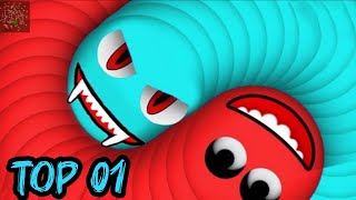 🐍WORMSZONE.IO | GIANT SLITHER SNAKE TOP 01 / Epic Worms Zone Best Gameplay! | Worms Zone Legend 💯✨ screenshot 3