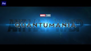 Element 3d tutorial | Ant-Man and The Wasp: Quantumania | After Effects film title recreate