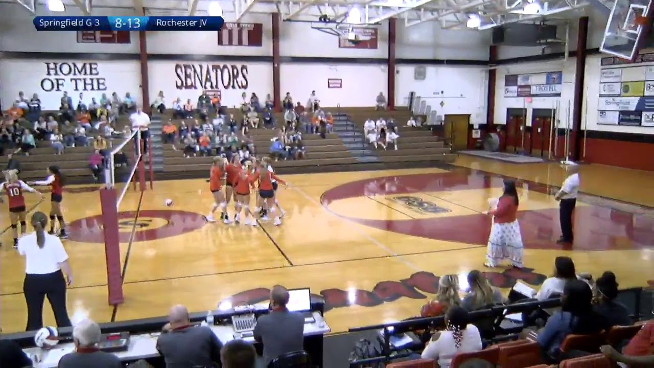 Volleyball Springfield Rochester JV YouTube