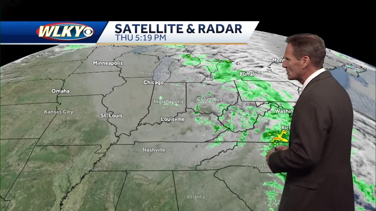 Drying out but staying cloudy and cool - YouTube