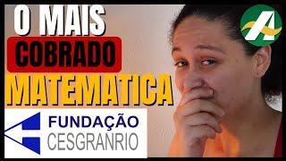 MATEMÁTICA BANCO DA AMAZÔNIA (BASA) 2022 | PERFIL DA CESGRANRIO