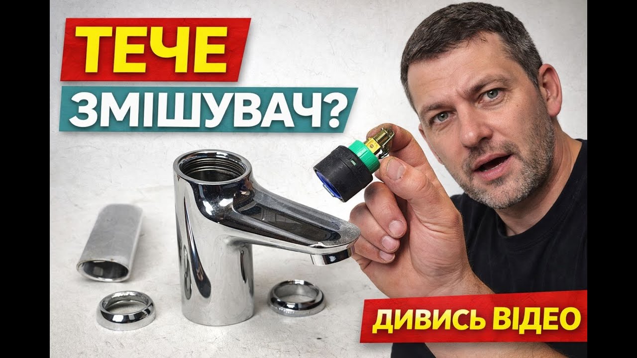 Чому тече змішувач Hansgrohe через 2–3 роки? Реальна причина + рішення