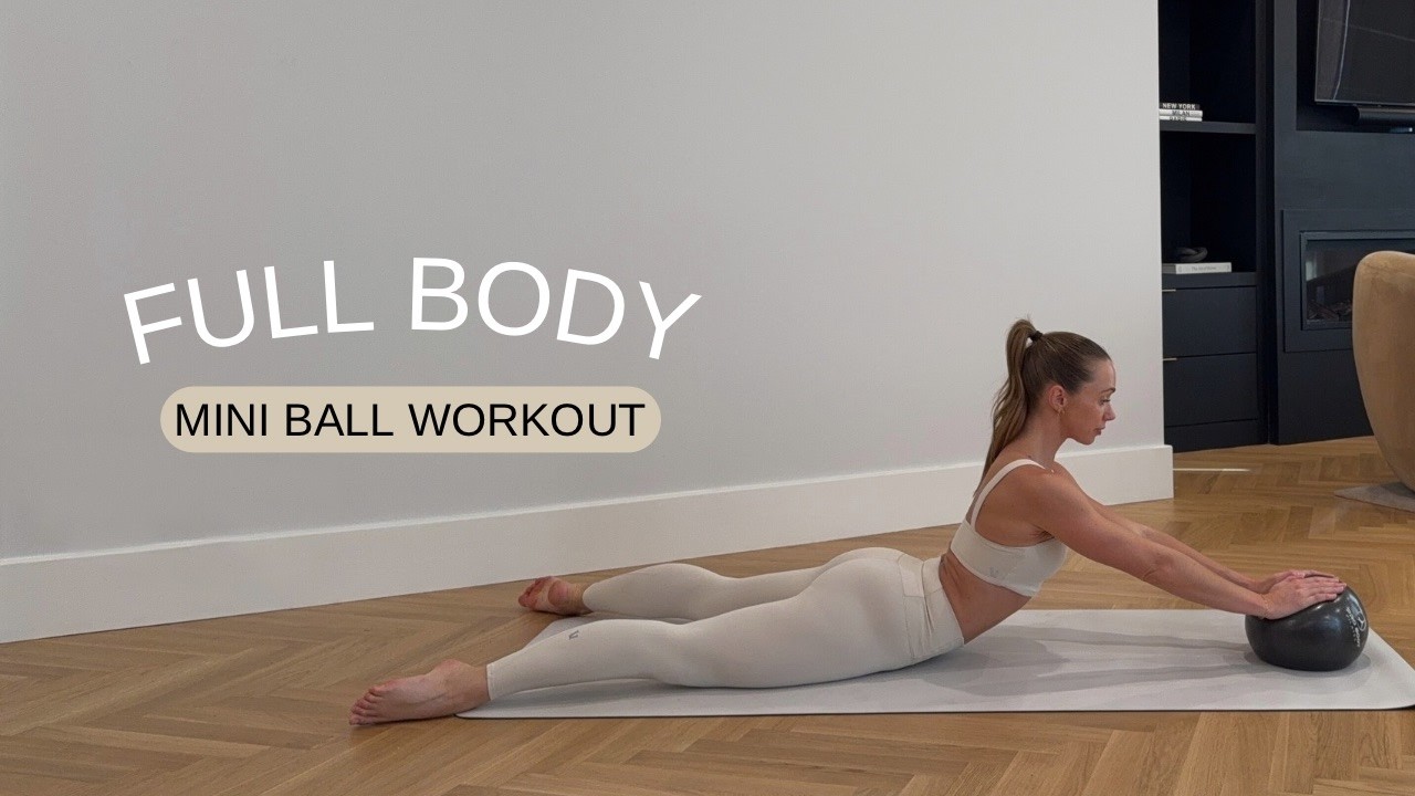 35 MIN FULL BODY MINI BALL WORKOUT || Pilates