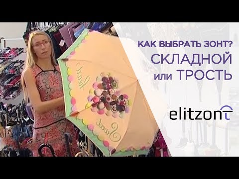 ТВ передача. Складной зонт или зонт-трость? Как выбрать надежный зонт?