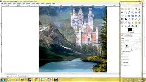 Gimp 2.6 tutorial Vid (Compositing two Pictures to one)