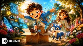 Meet Lemio! 🤖 | The Little Inventor | Kids Animation | DELIMO