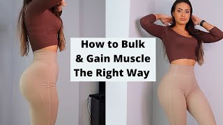 How to Bulk & Gain Muscle WITHOUT getting fat