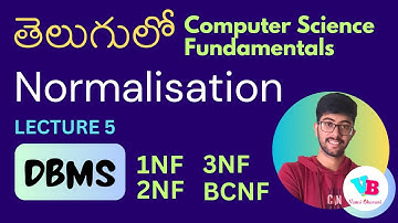 Day 5 Normalisation in Telugu | 1NF 2NF 3NF BCNF in Telugu | DBMS in Telugu | Vamsi Bhavani