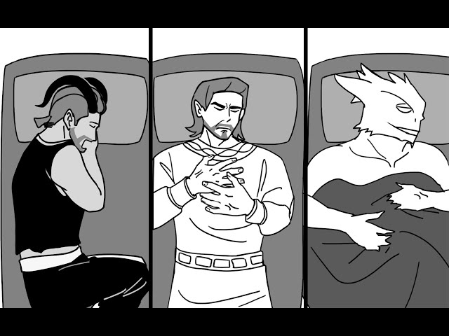 Sleeping with companions with sleep disorders [baldur's gate 3 animatic] class=