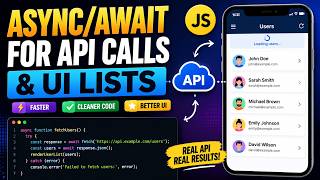 📱Async/Await For API Calls And UI Lists | SwiftUI | Swift | iOS | India 🇮🇳