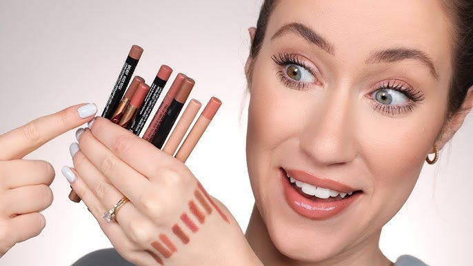 Swatches de Retractable Lip Liner que a blogueira @dicasdathatynha