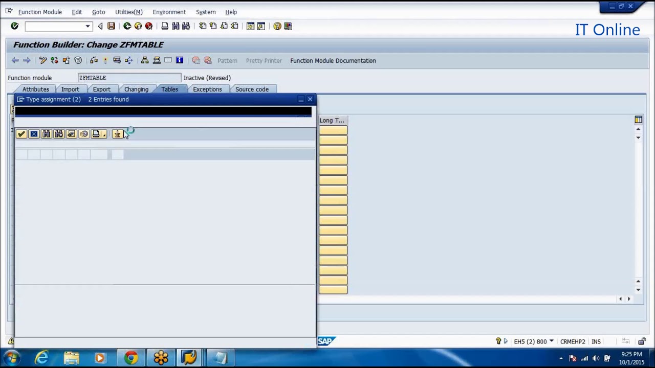 SAP ABAP - Bài 30: Function Module 5 #sapabap - YouTube