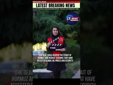 US–Iran Peace Deal Near Finalization#breakingnews #usa #iran #latestnews #oil #security