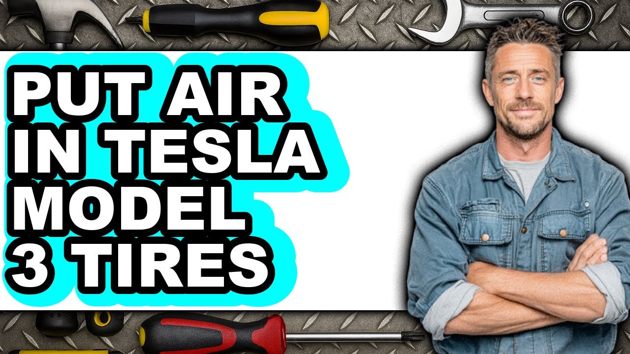 How to Put Air in Tesla Model 3 Tires - Step by Step