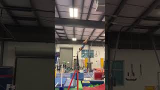 Second caught Tkachev...ever!!  #singlebarrelease #usagymnastics #level10