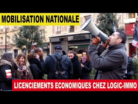 Mobilisation nationale chez Logic-Immo contre les licenciements économiques