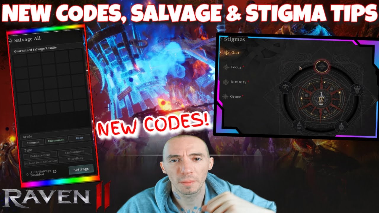 Raven 2 Codes, Salvage & Stigma Guide Tips Progress FAST - YouTube