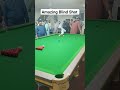 Snooker exhibition shot  amazing blind shot  super trick shot snooker amazing blindshot super