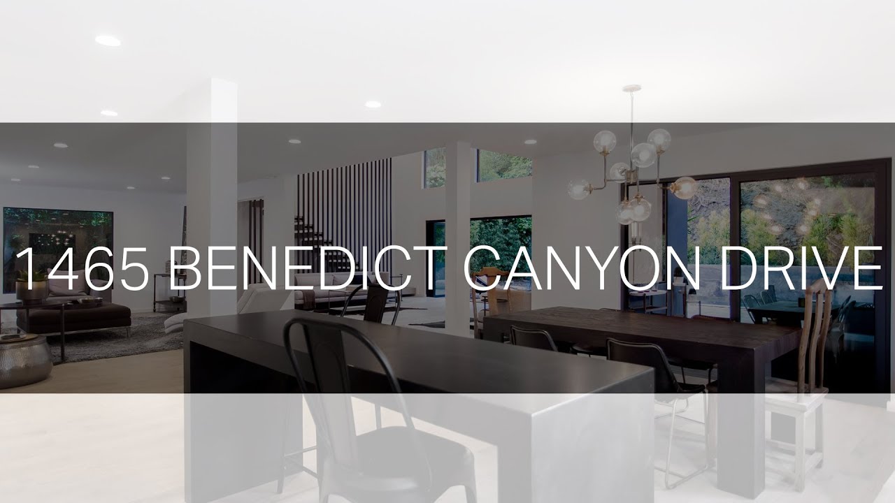 Stunning Architectural in Beverly Hills: 1465 Benedict Canyon Drive ...