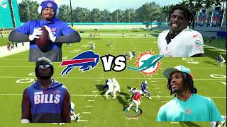 Bills vs Dolphins CB vs WR #madden #madden24 #football #nfl #miamidolphins #buffalobills #challenge