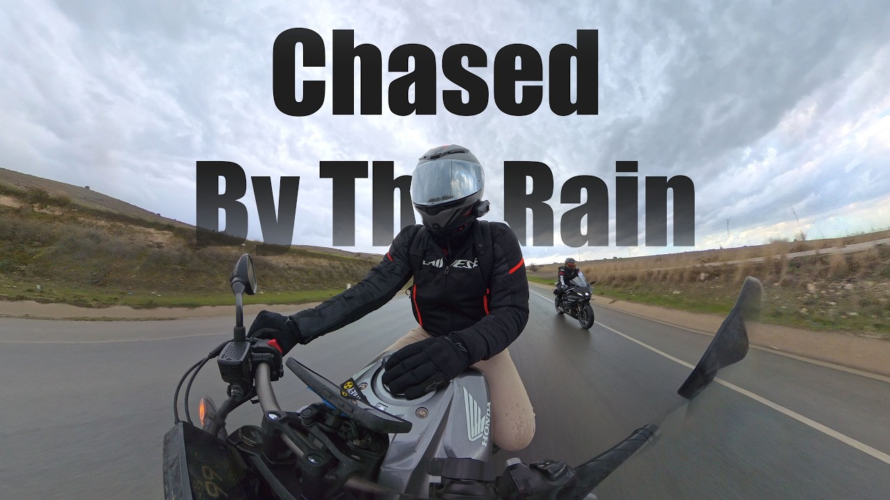 Chased by the Rain | A Motorcycle Ride Home
