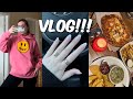 VLOG: going out to eat, new nails, drew unboxing, getting my haircut &amp; making yummy snacks at home!