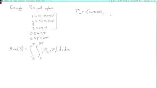 Multivariable calculus 4.5.4: Area of parametrized surfaces