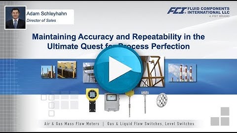 FCI Maintaining Flow Accuracy & Repeatability