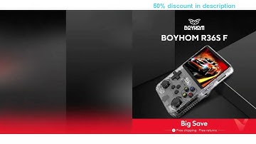 Latest Products You Must Know! Open Source R36S Retro Handheld Video Game Console Linux System 3