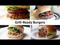 Grill-Ready Burgers: Beef, Turkey, Veggie & More