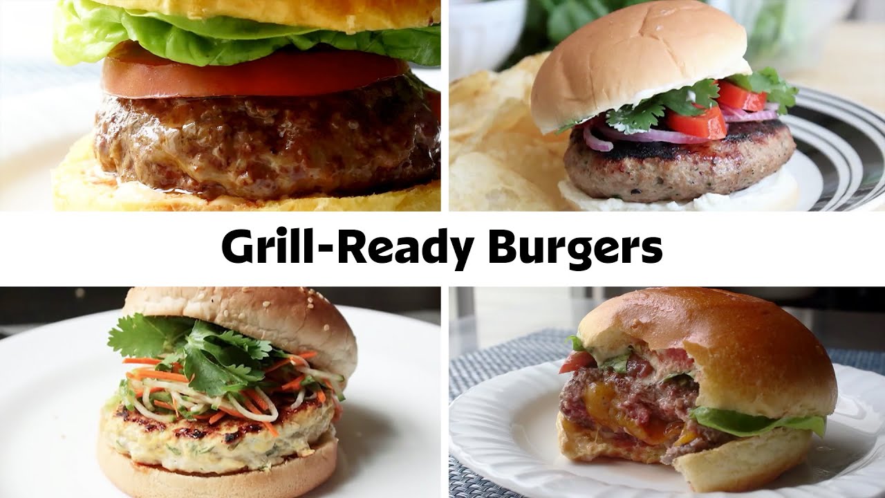 Grill-Ready Burgers: Beef, Turkey, Veggie & More | Food Wishes