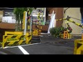 鉄道模型　踏切　５差路　(O-gauge railroad crossing 5-way intersection)