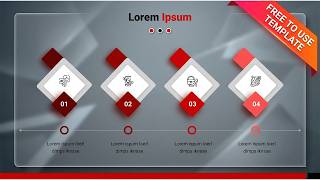 4 Steps Infographic Slide Design in PowerPoint | Free Template Included (Editable PPT)