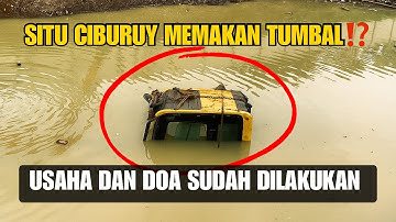 NYARIS TAK TERLIHAT‼️ EXCAVATOR TENGGELAM DI SITU CIBURUY | SITU CIBURUY MEMAKAN TUMBAL LAGI❓