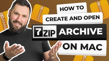 How to create and open 7zip archive on a Mac