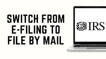 How To Switch From E-Filing To File by Mail On IRS 2024 | Switch From E-Filing To File By Mail