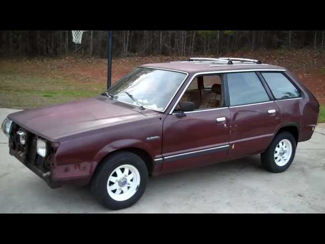 1981 Subaru GL Re-birth. Running again after 7 years class=