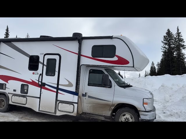 Winter RV Camping BC and Alberta class=