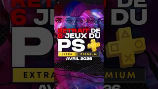 ⚠️6 Jeux quittent le PS+ ! (Extra &amp; Premium)❌ #gaming #psplus #psplusextra #playstation #ps4 #ps5