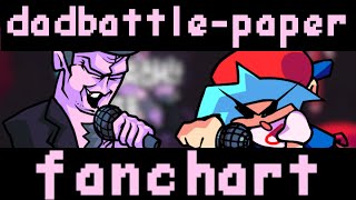 Dadbattle Fanchart - Fnf Paper Stories Kdfc