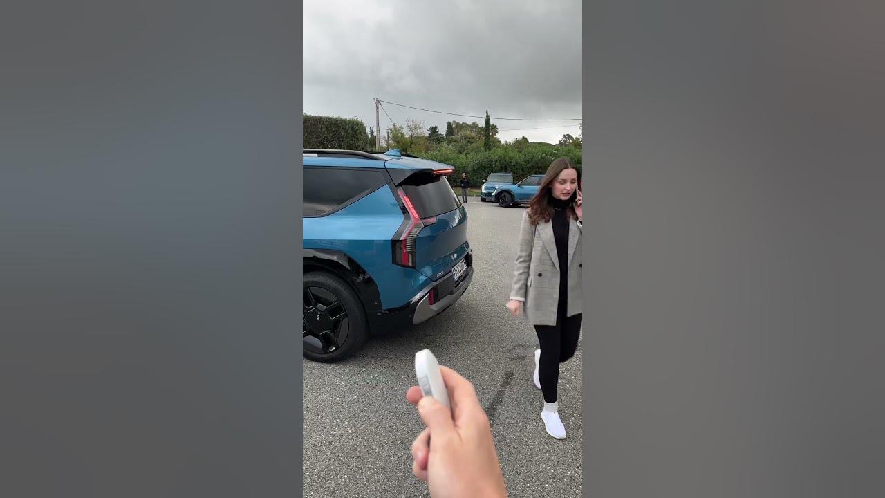 Kia EV9 Remote Smart Parking Assist 2.0 .... Challenged #shorts - YouTube