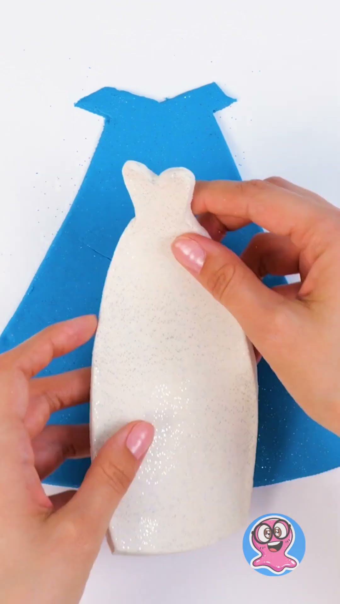 DIY Traje Snowsparkle de Elsa ❄️ MANUALIDADES DE ARCILLA